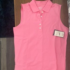 Women’s Izod sleeveless golf shirt